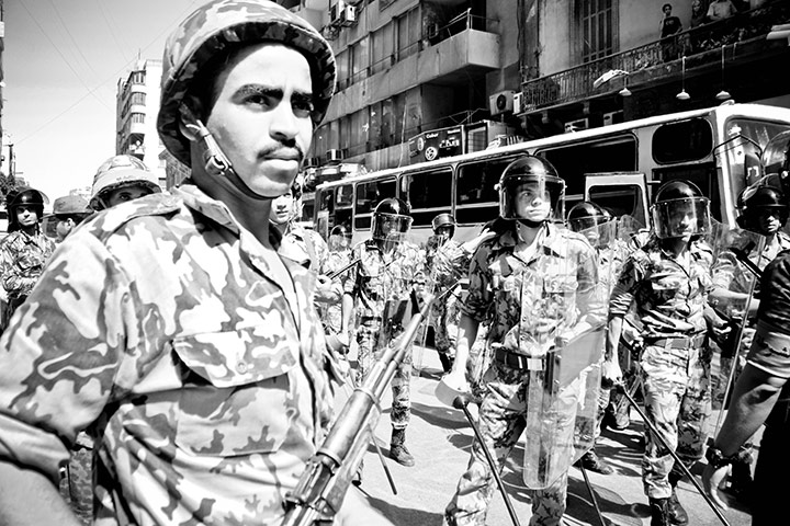 Tahrir square sit-in: Military police