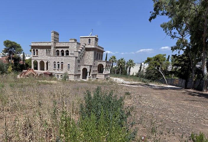 Sean Smith in Greece:  An abandoned three-storey 19th-century villa in Zografou