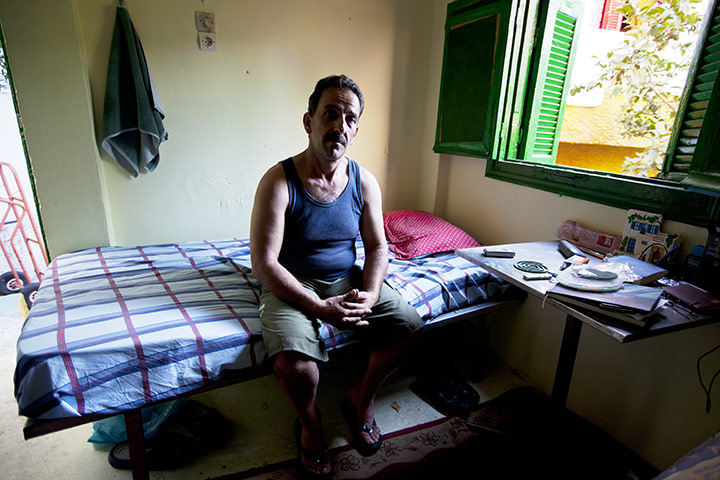 Sean Smith in Greece: Leonidas Samiou, a 47-year-old former painter and decorator