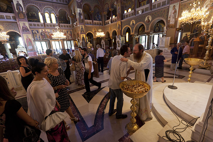 Sean Smith in Greece:  Agia Triada church in Piraeus