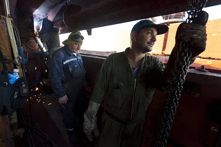 Sean Smith in Greece: A shipyard in Perama