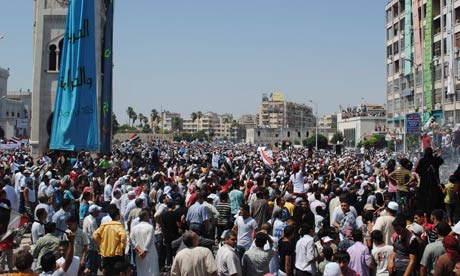 Pprotests against Assad, Hama, 29 July 2011