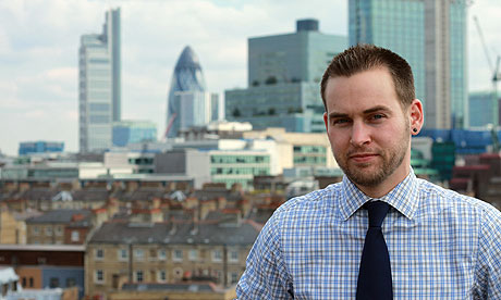 Patrick Reyburn on London back drop