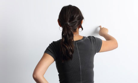 Teacher at a whiteboard