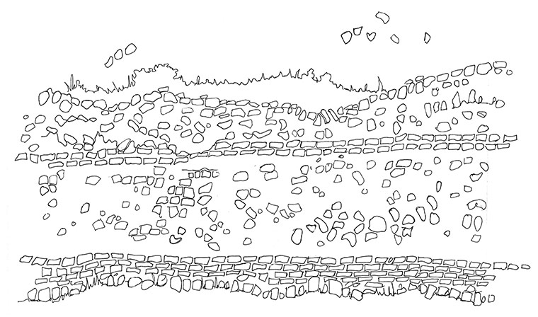 British architecture one: Reused Roman brick