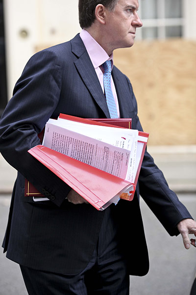 Document gaffes: Peter Mandelson in Downing Street