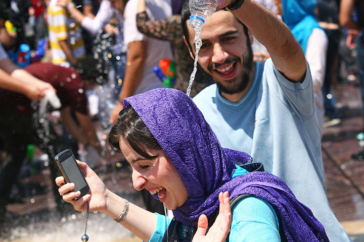Water gun festival: More than 500 people participated in the festival 