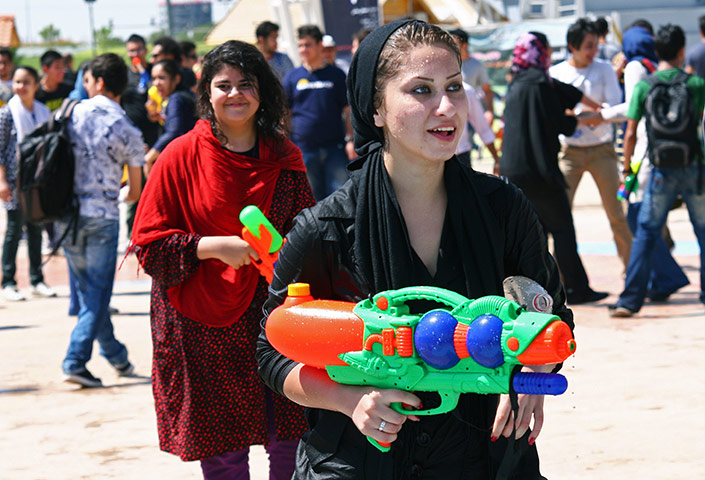 Water gun festival: Water Gun Festival in Tehran
