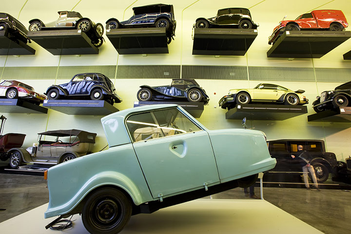 New museums: A display of cars at The Riverside Museum