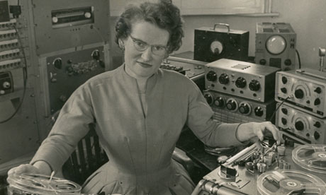 Daphne Oram pictured in 1962.