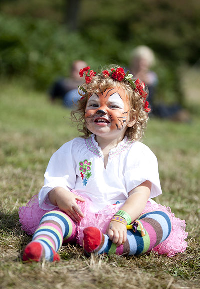 Big Chill Festival 2011: Tiger face paint