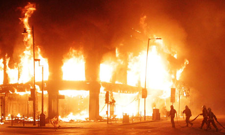 tottenham blaze