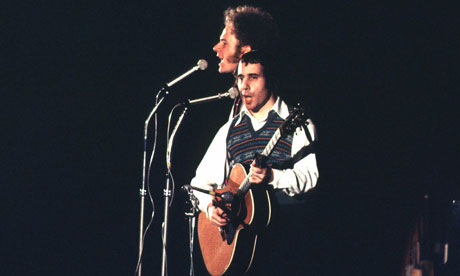 Simon & Garfunkel on stage in 1970