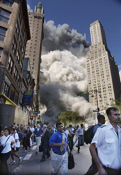 10 best: People rushing from the collapsing World Trade Centre, September 11