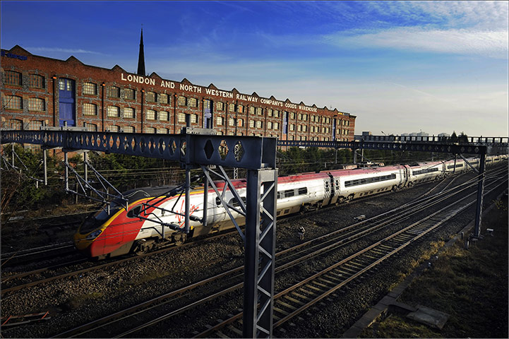 Week in Business: A Virgin pendolino train on the West Coast main line 