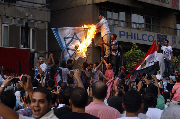 Attack on Israeli Embassy: The Israeli Embassy is attacked in Cairo