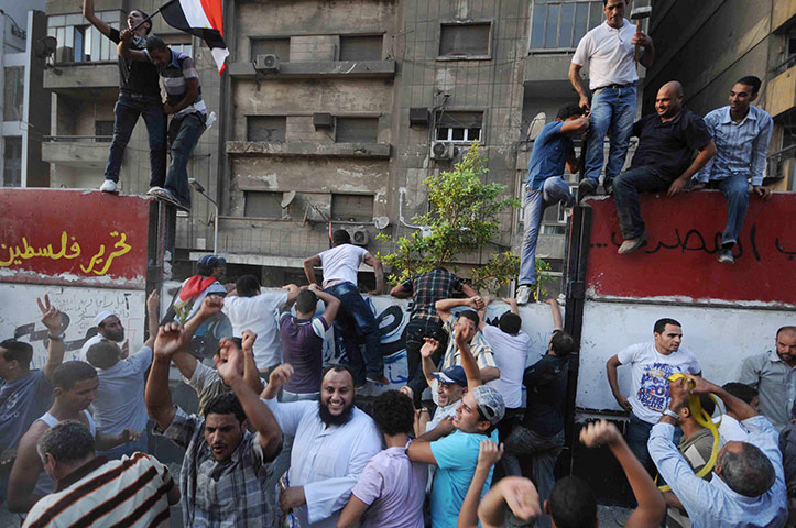 Attack on Israeli Embassy: The Israeli Embassy is attacked in Cairo