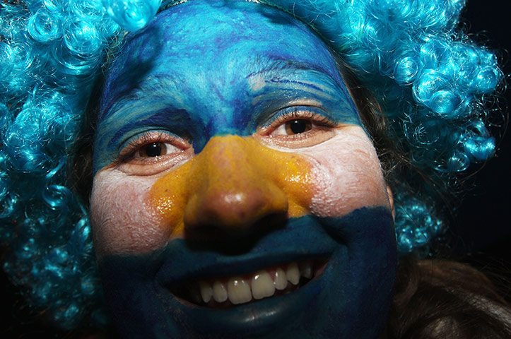 Argentina v England : Argentina fan ahead of the match against England