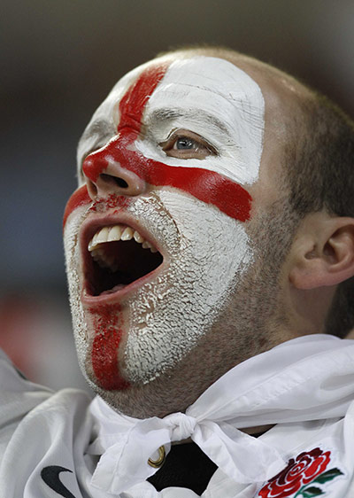 Argentina v England : England fan ahead of the match against Argentina