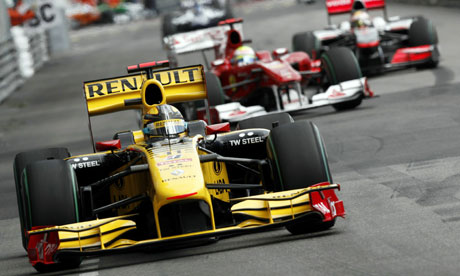 Renault F1's Polish driver Robert Kubica