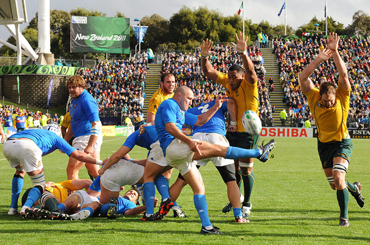 rugby: Australia vs Italy