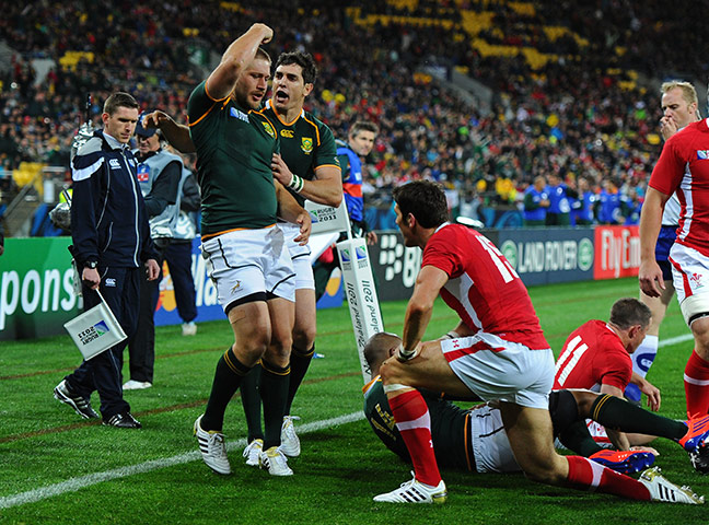 rugby2: South Africa v Wales - IRB RWC 2011 Match 8