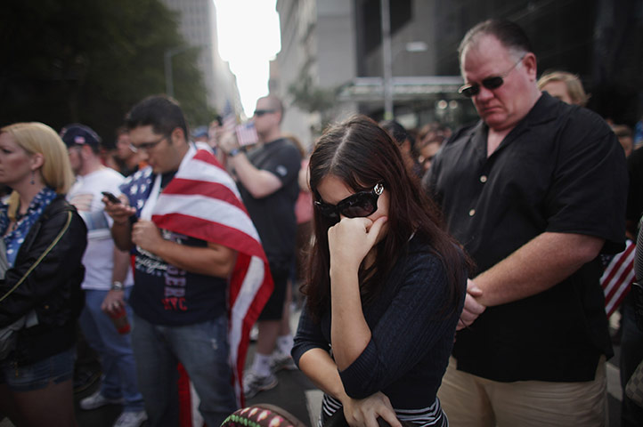 9/11 anniversary: People observe a moment of silence in New York