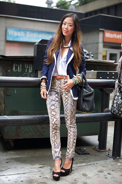 street style in new york: Street style at New York fashion week 