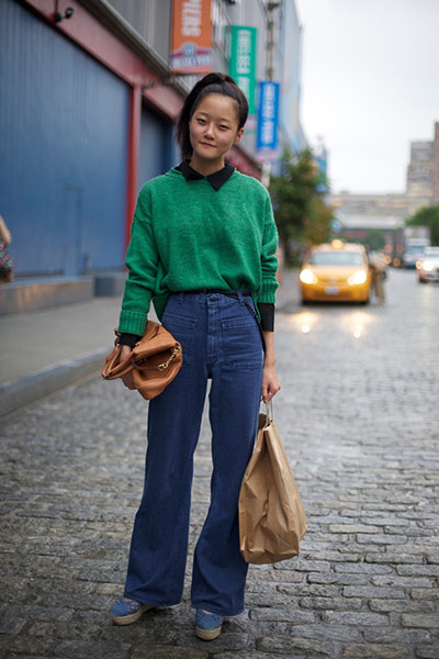street style in new york: Street style at New York fashion week 