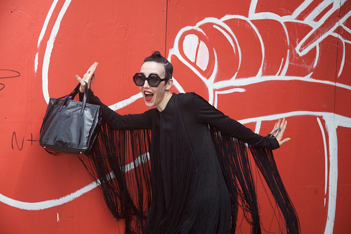 street style in new york: Street style at New York fashion week 