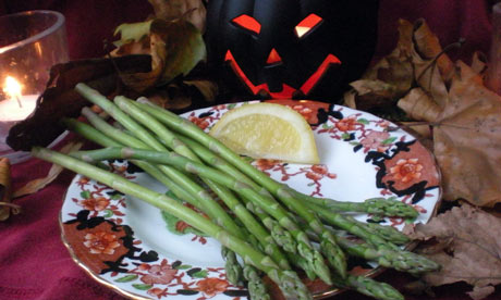 British autumn asparagus