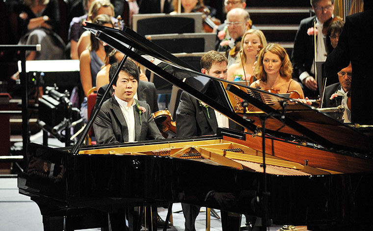 Last night of the Proms: Pianist Lang Lang performs at the Royal Albert Hall