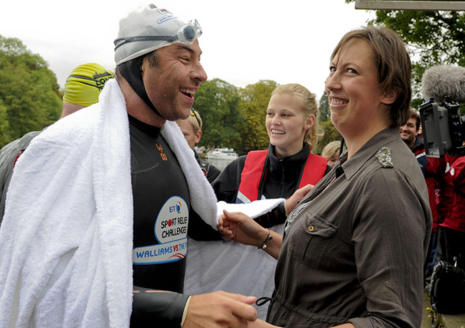 David Walliams Thames : Cookham bridge