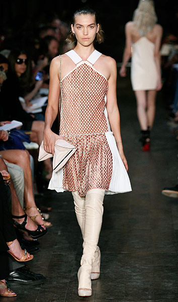 Posh Beckham collection: Victoria Beckham spring collection 2012