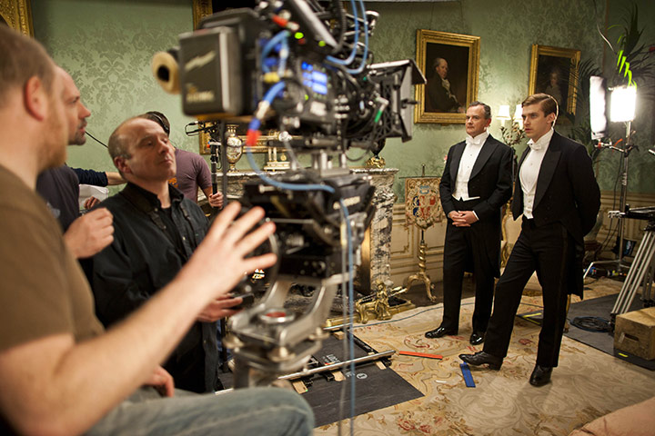 Downton Abbey series 2: Dan Stevens as Matthew and Hugh Bonneville as Robert
