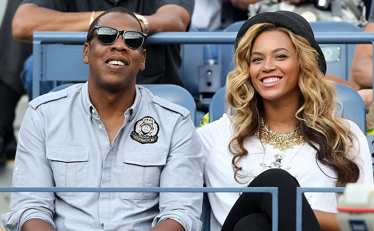 US Open final: Jay-Z and Beyonce at the 2011 US Open mens' final