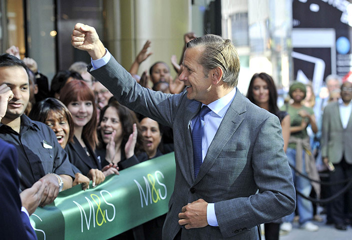 Westfield Stratford: Marks & Spencer Chief Executive, Marc Bolland, at their new store
