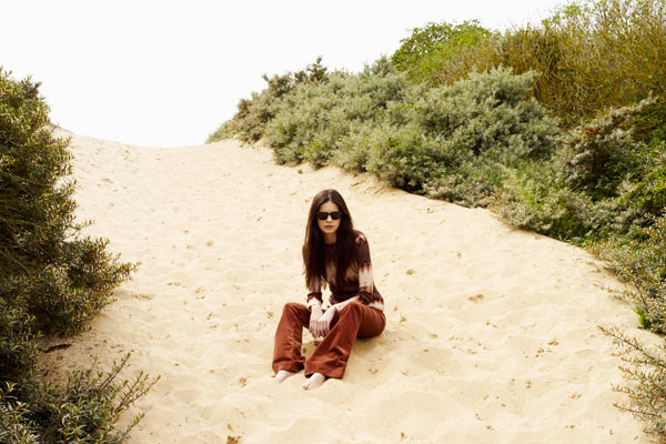 70s palette fashion shoot