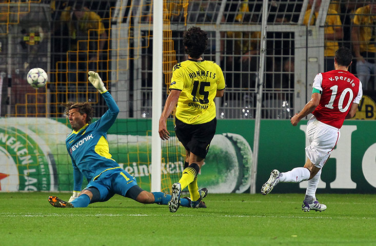 arsenal: Borussia Dortmund v Arsenal FC - UEFA Champions League