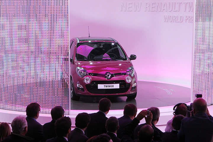 Frankfurt motor show: French car manufacturer Renault presents the new Twingo 