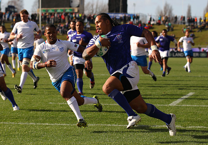 Rugby World Cup round up: Alesana Tuilagi try