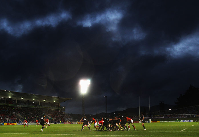 Rugby World Cup round up: Tonga v Canada floodlights