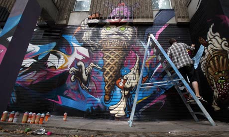 Graffiti Artists Collaborate For Europe's Largest Street Art Project In Bristol