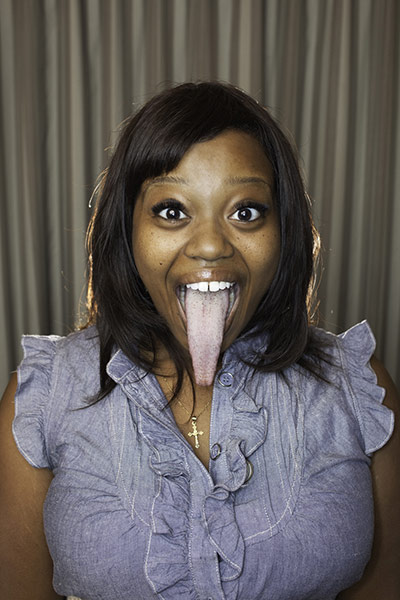 Guinness world records: Chanel Tapper from California, USA, is revealed to have the longest tongue