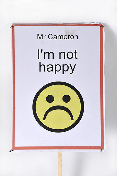 TUC placards exhibition: TUC placards on display at Turner Contemporary, Margate