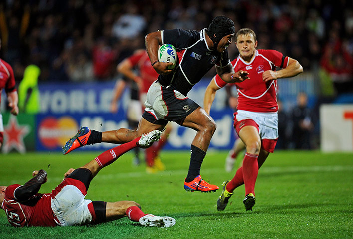 rugby: Russia v USA - IRB RWC 2011 Match 12