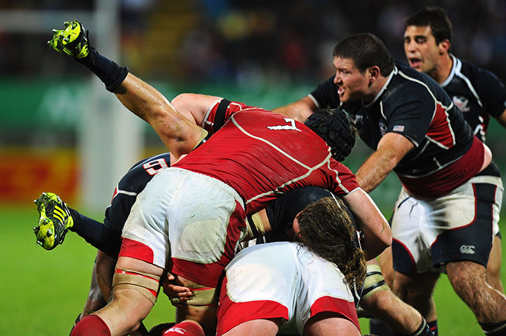 rugby: Russia v USA - IRB RWC 2011 Match 12