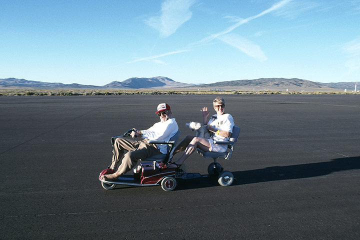 Weekend Readers' pictures: A couple on a mobility scooter by Nick Dawe
