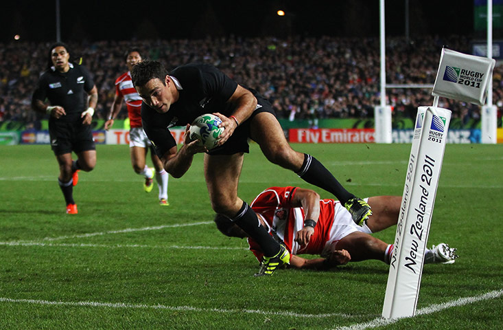 rugby: New Zealand v Japan - IRB RWC 2011 Match 13