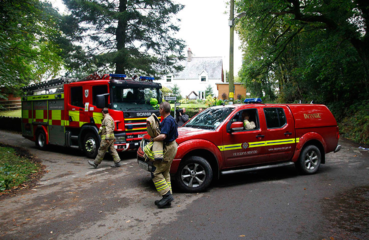 Wales miners update: Rescue workers assemble near the Gleision Colliery